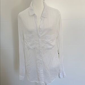 Bella Dahl White Button Down Shirt